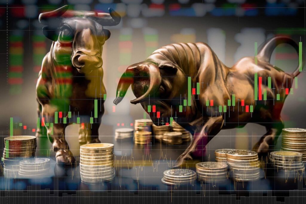 stock market bulls coins